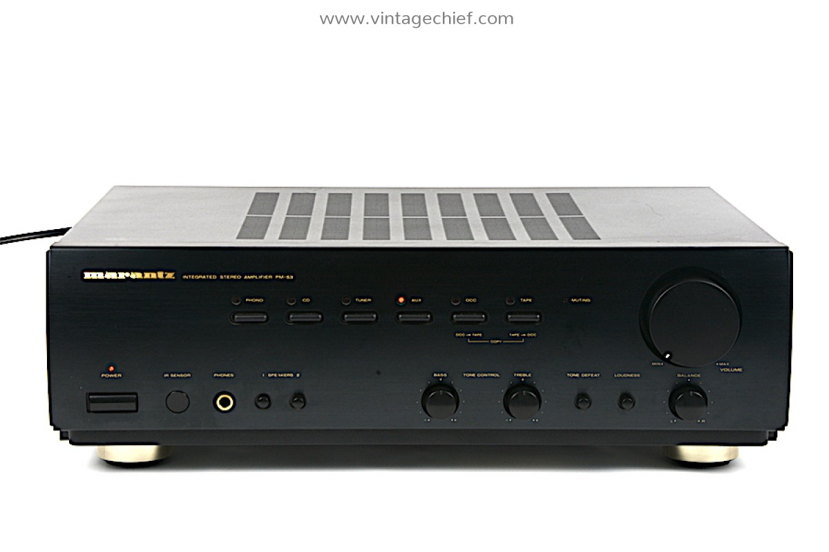 Marantz PM-53 Amplifier | 2 x 65 Watt | Phono | Stereo