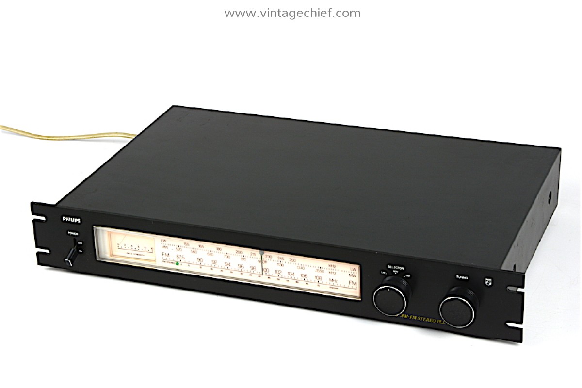 Philips 22AH170 FM AM Tuner | Illuminated Tuner Scale | Analog Tuner ...