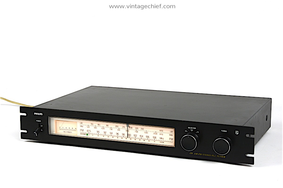 Philips 22AH170 FM AM Tuner | Illuminated Tuner Scale | Analog Tuner