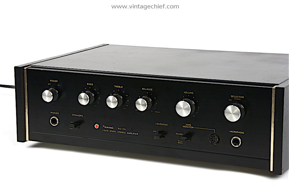 Sansui AU101 Amplifier Vintage Phono