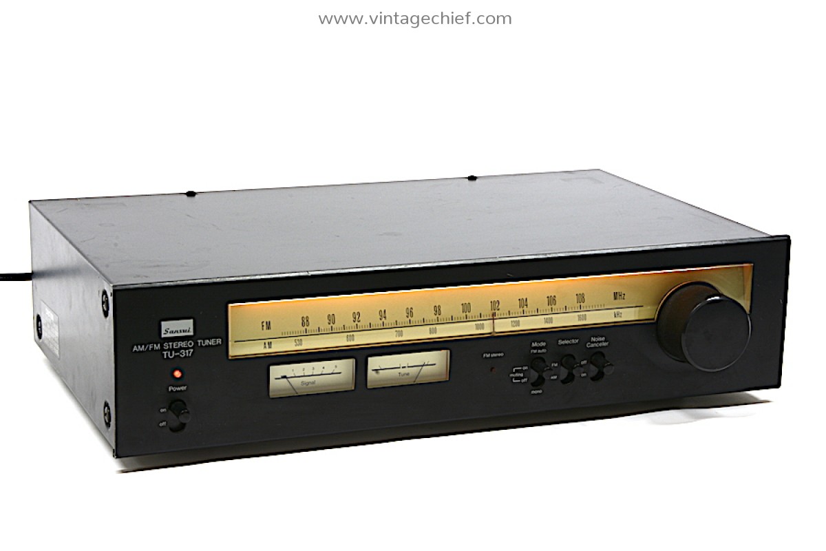 Serviced Sansui TU-317 FM AM Tuner | Vintage | Radio