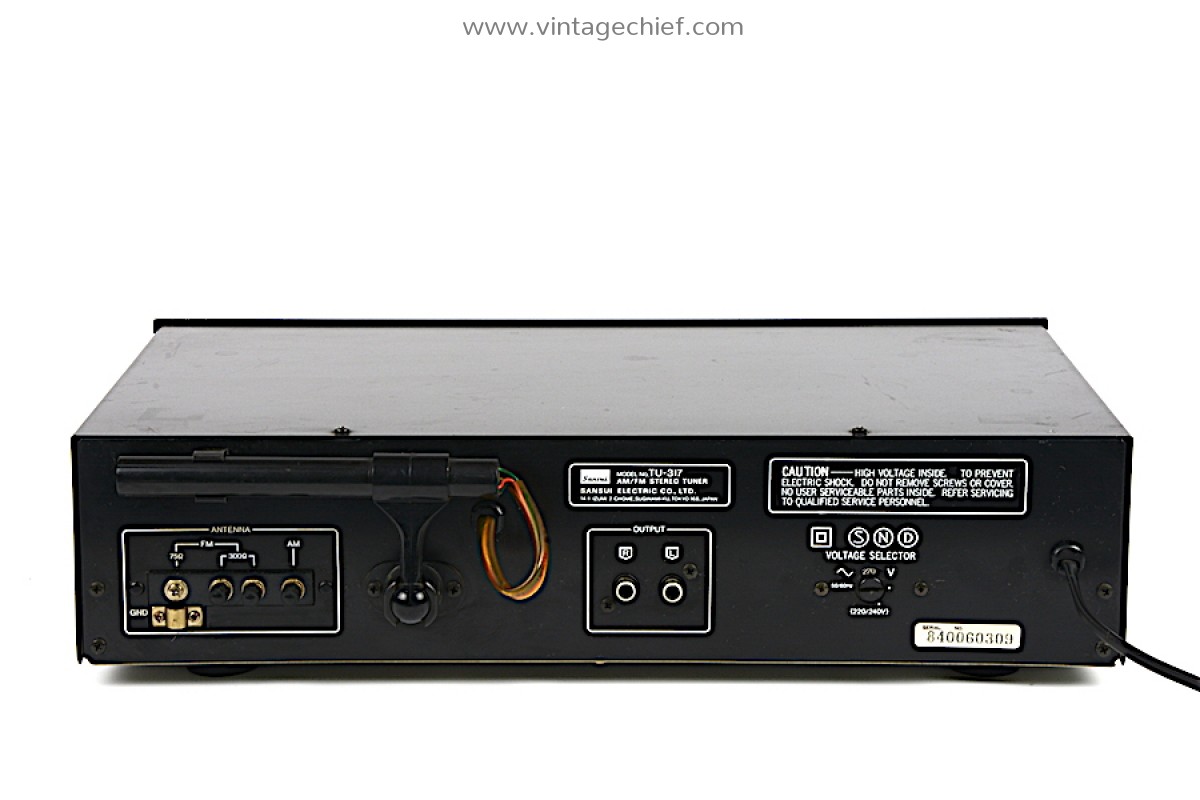 Serviced Sansui TU-317 FM AM Tuner | Vintage | Radio