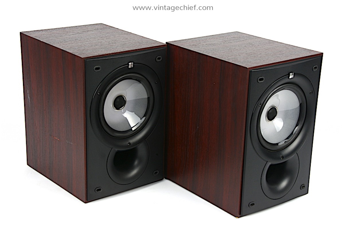 KEF Q15 Speakers + Speaker Grills | Mahogany Finish | KEF Uni-Q
