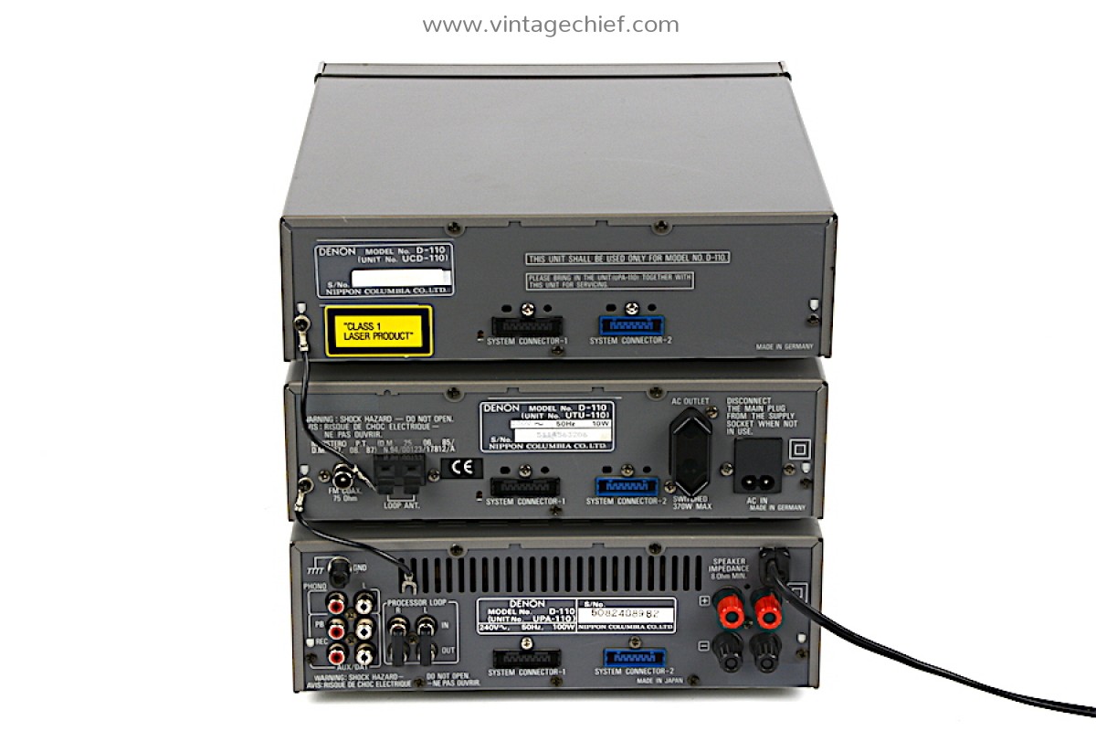 アンプ DENON PERSONAL COMPONENT SYSTEM Denon Personal Component System CD UDCM-M10 cassette DRR-M10