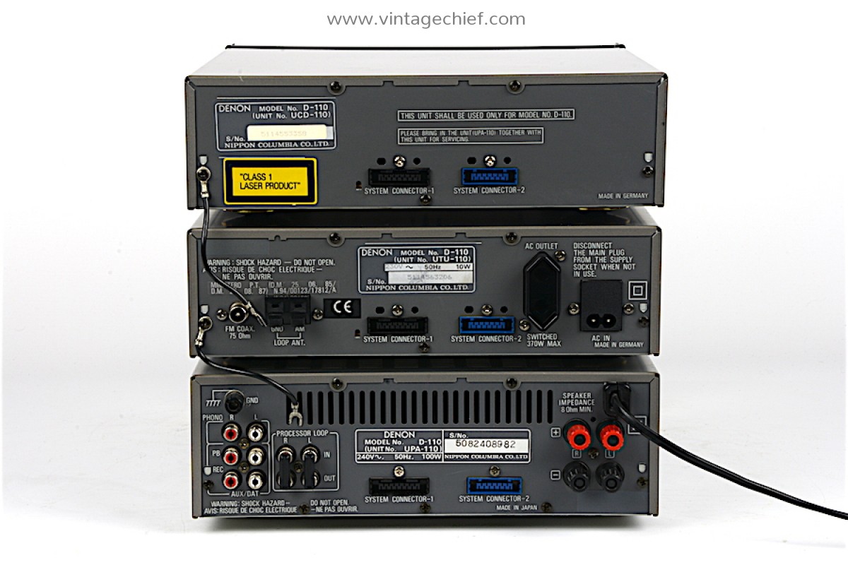 アンプ DENON PERSONAL COMPONENT SYSTEM Denon Personal Component System UPR-C30 UTCM-C30 USC-C30