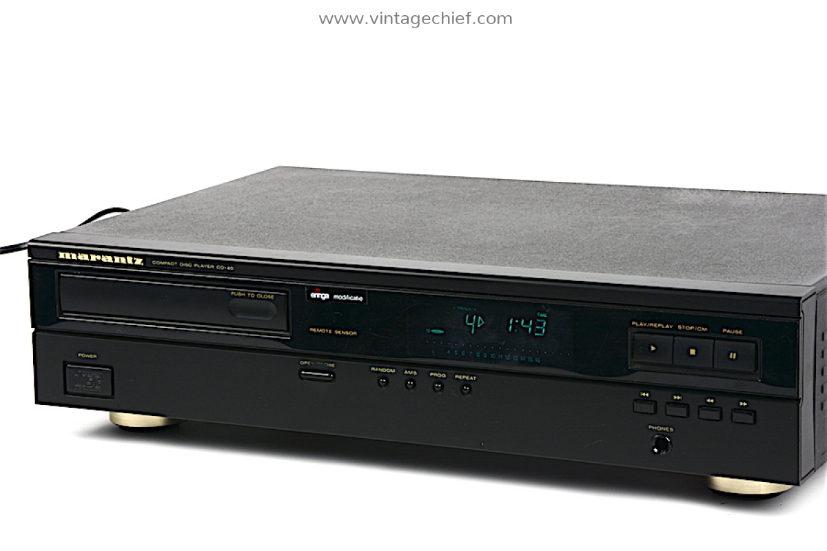 Marantz CD-40 CD Player with Eringa Modification | Philips CDM-4