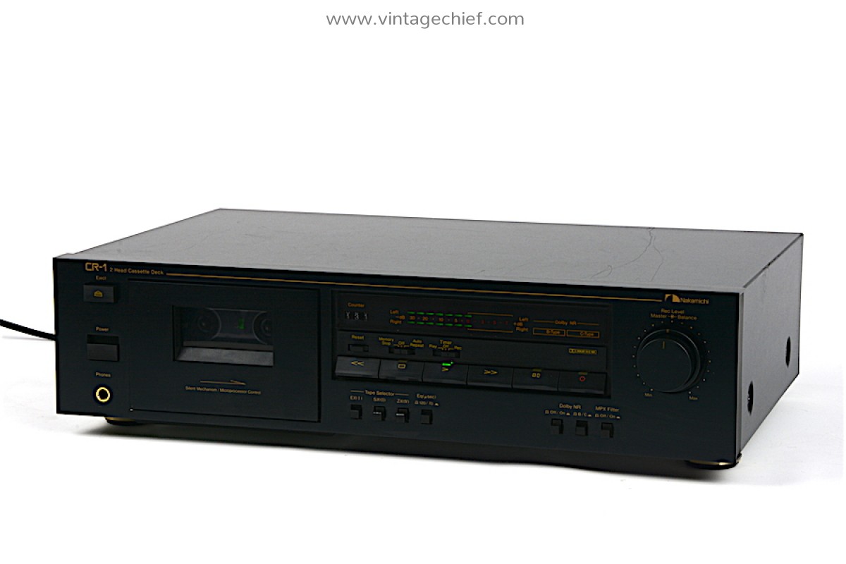 Platine Cassette Nakamichi CR-1E - Parfait état, Garantie 1 An, Hi-Fi, Bande Magnétique