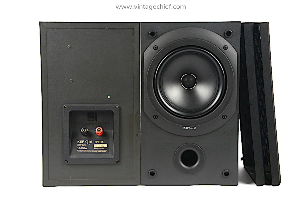 KEF Q10 Speakers + Speaker Grills | KEF Uni-Q | Stereo