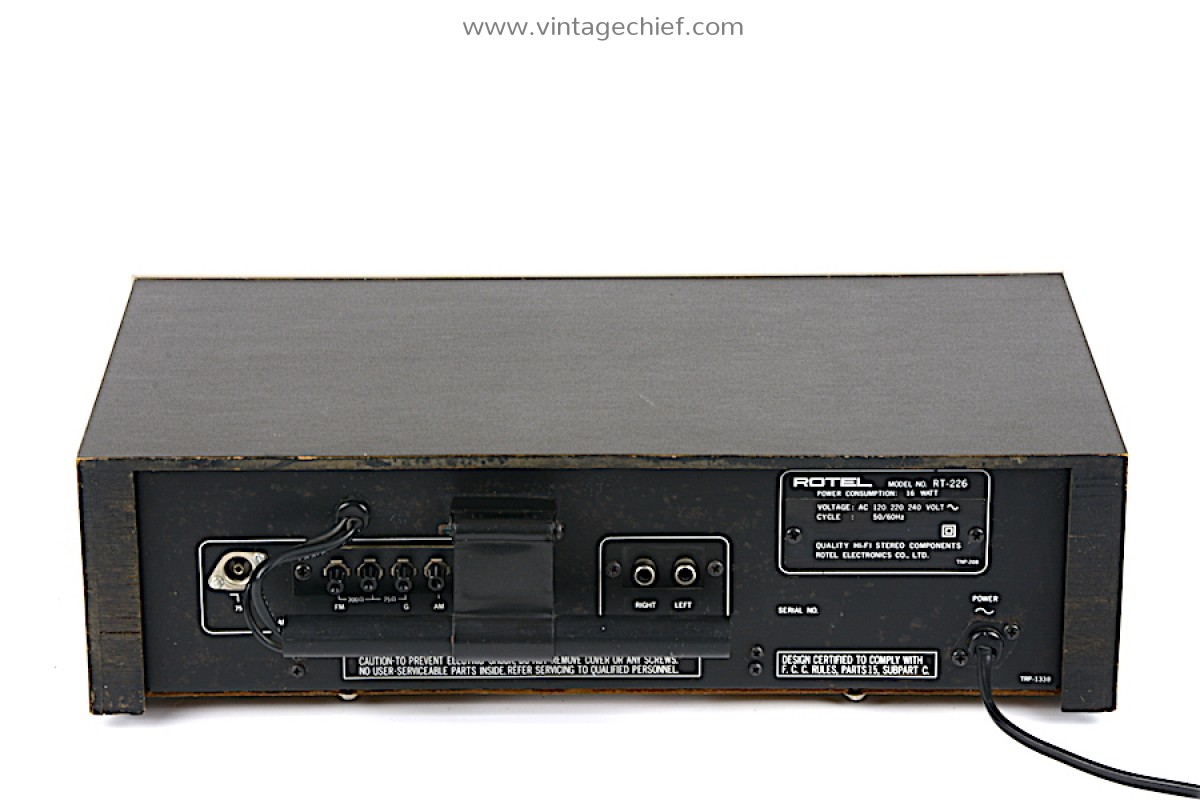 ヴィンテージ‼️受信確認済‼️Rotel RT-726 FM・AMチューナー Rotel RT-726 AM/FM Stereo Tuner (1978) Photo #2386692 - US Audio Mart