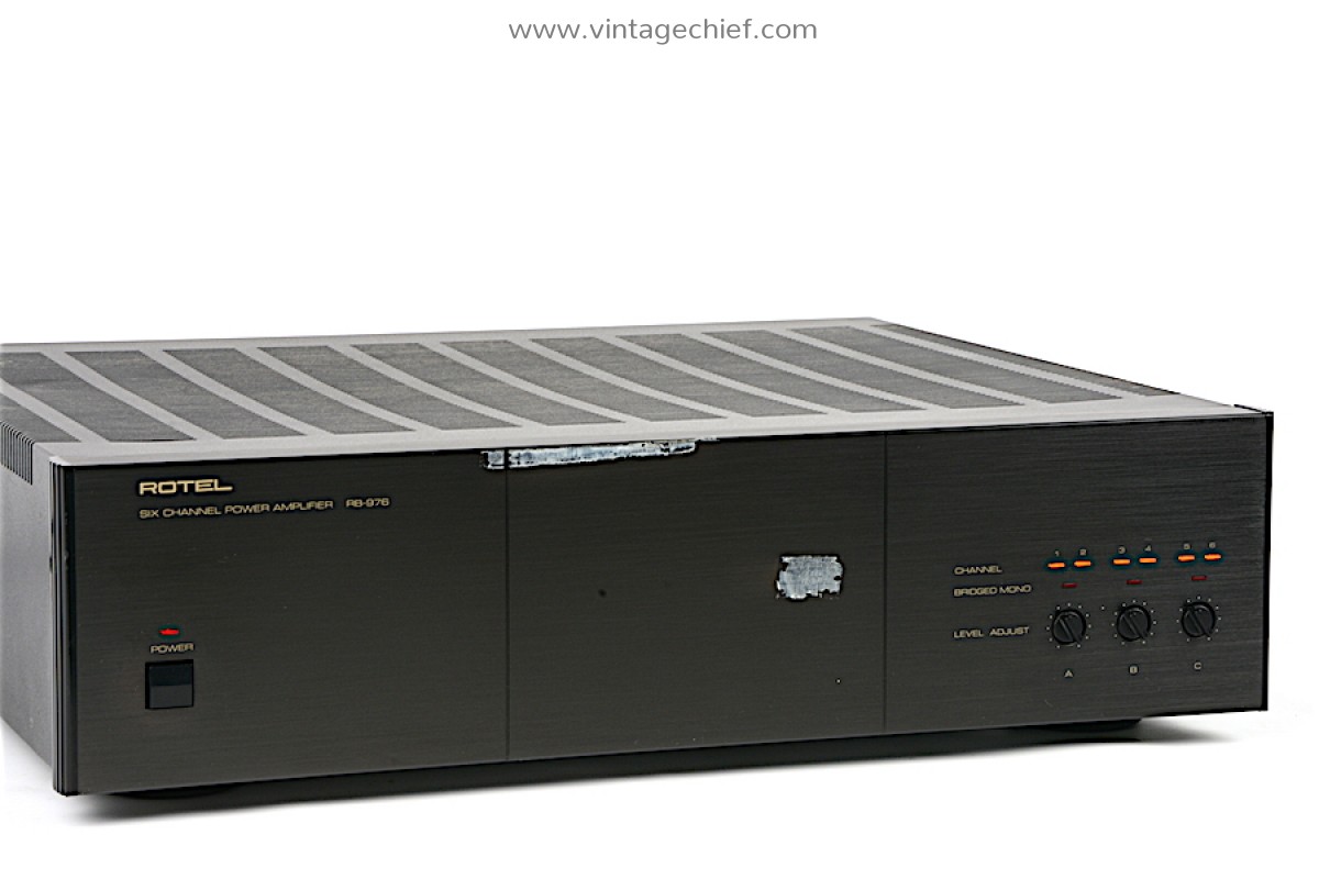 Rotel RB-976 Six Channel Power Amplifier | Multichannel Power Amp
