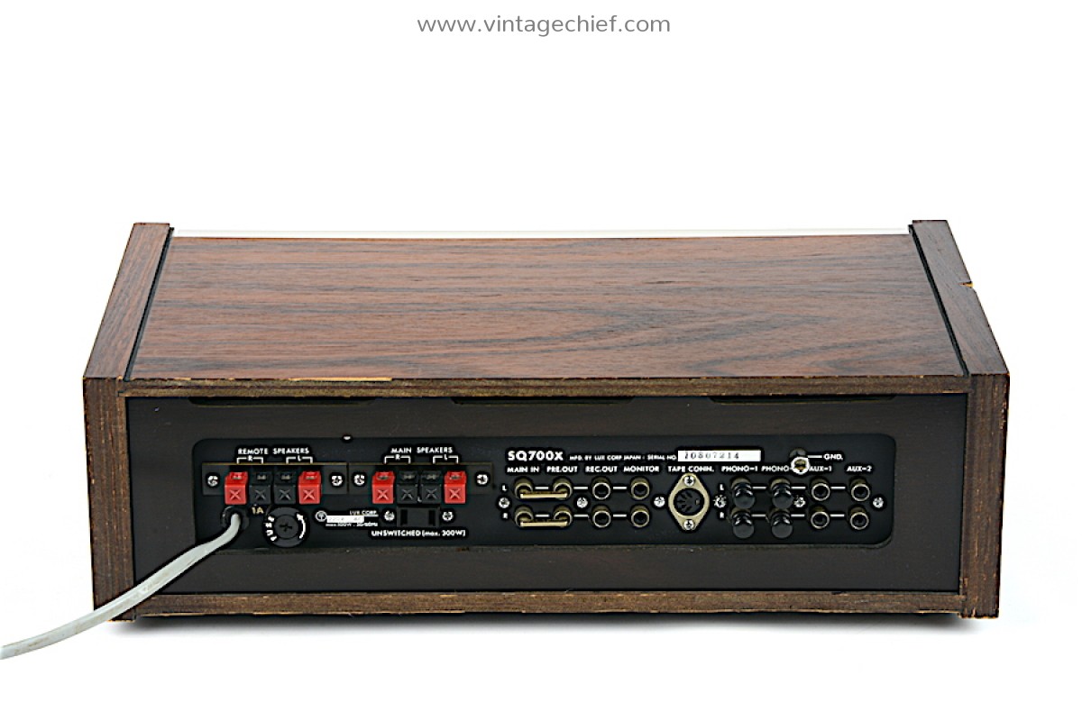 Luxman SQ-700X Amplifier | Wooden Case | Phono | Vintage | Stereo