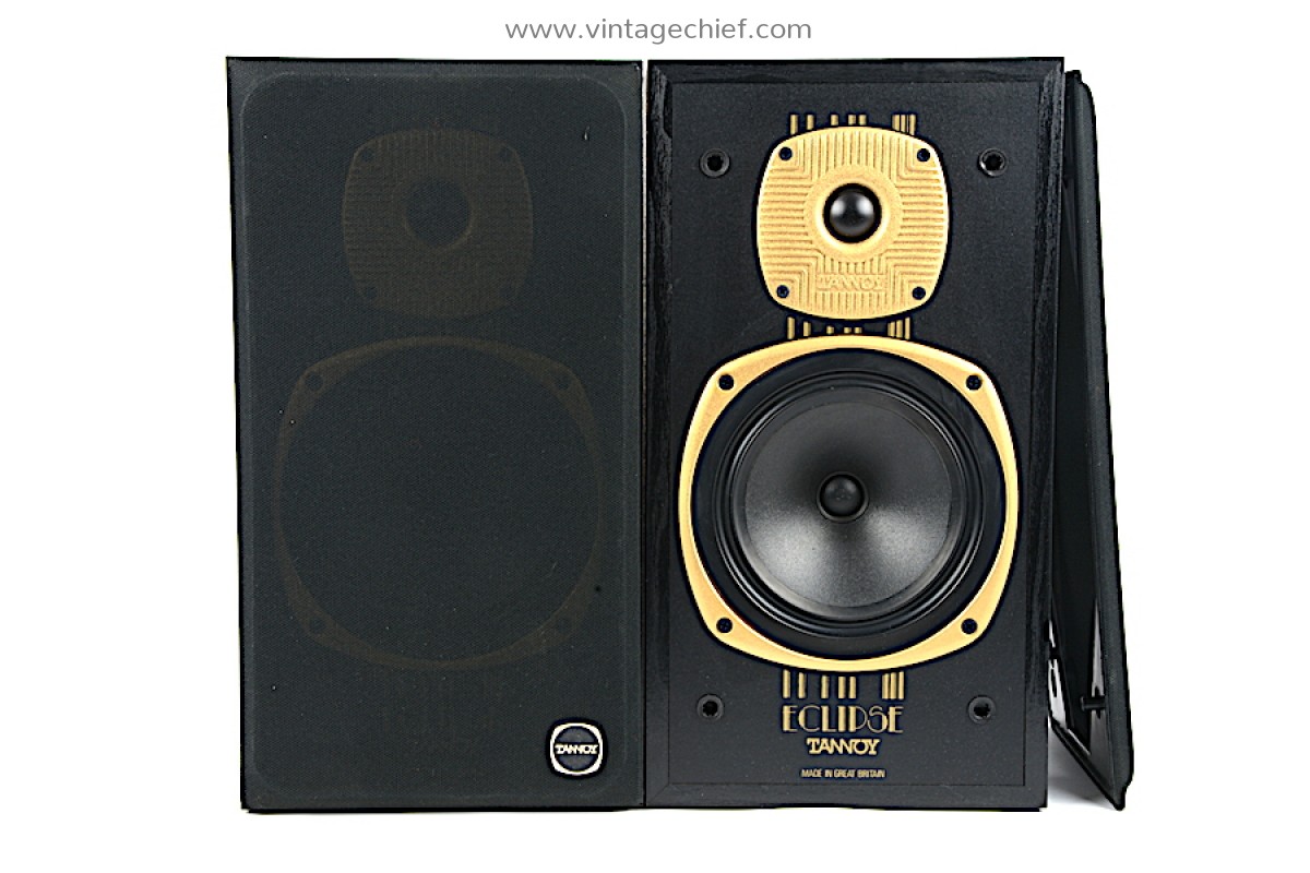 Tannoy Eclipse Speakers + Speaker Grills | Vintage | 1987 - 1989