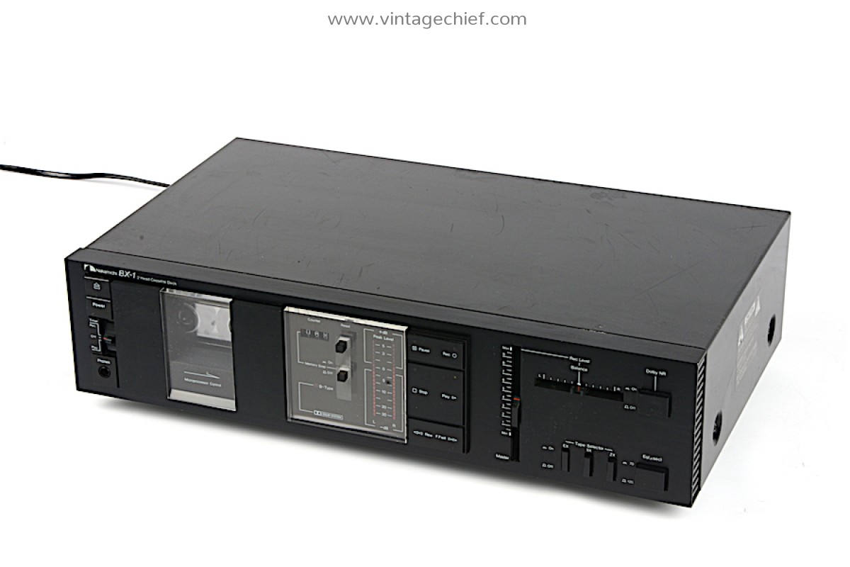 Nakamichi BX1 Cassette Deck Tape Deck Dolby B + C Noise Reduction