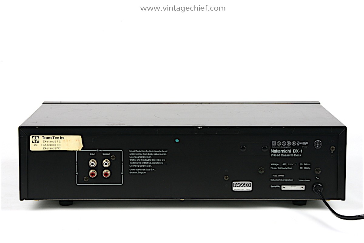 Nakamichi BX1 Cassette Deck Tape Deck Dolby B + C Noise Reduction