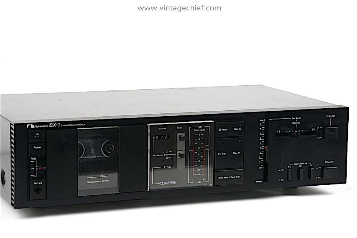 Nakamichi BX-1 Cassette Deck | Tape Deck | Dolby B + C Noise Reduction