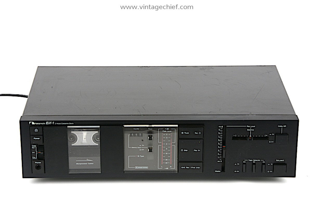Nakamichi BX1 Cassette Deck Tape Deck Dolby B + C Noise Reduction