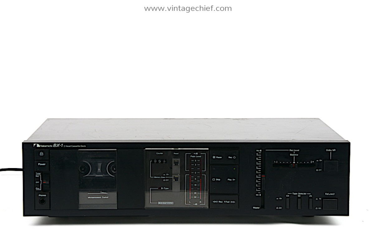 Nakamichi BX-1 Cassette Deck | Tape Deck | Dolby B + C Noise Reduction