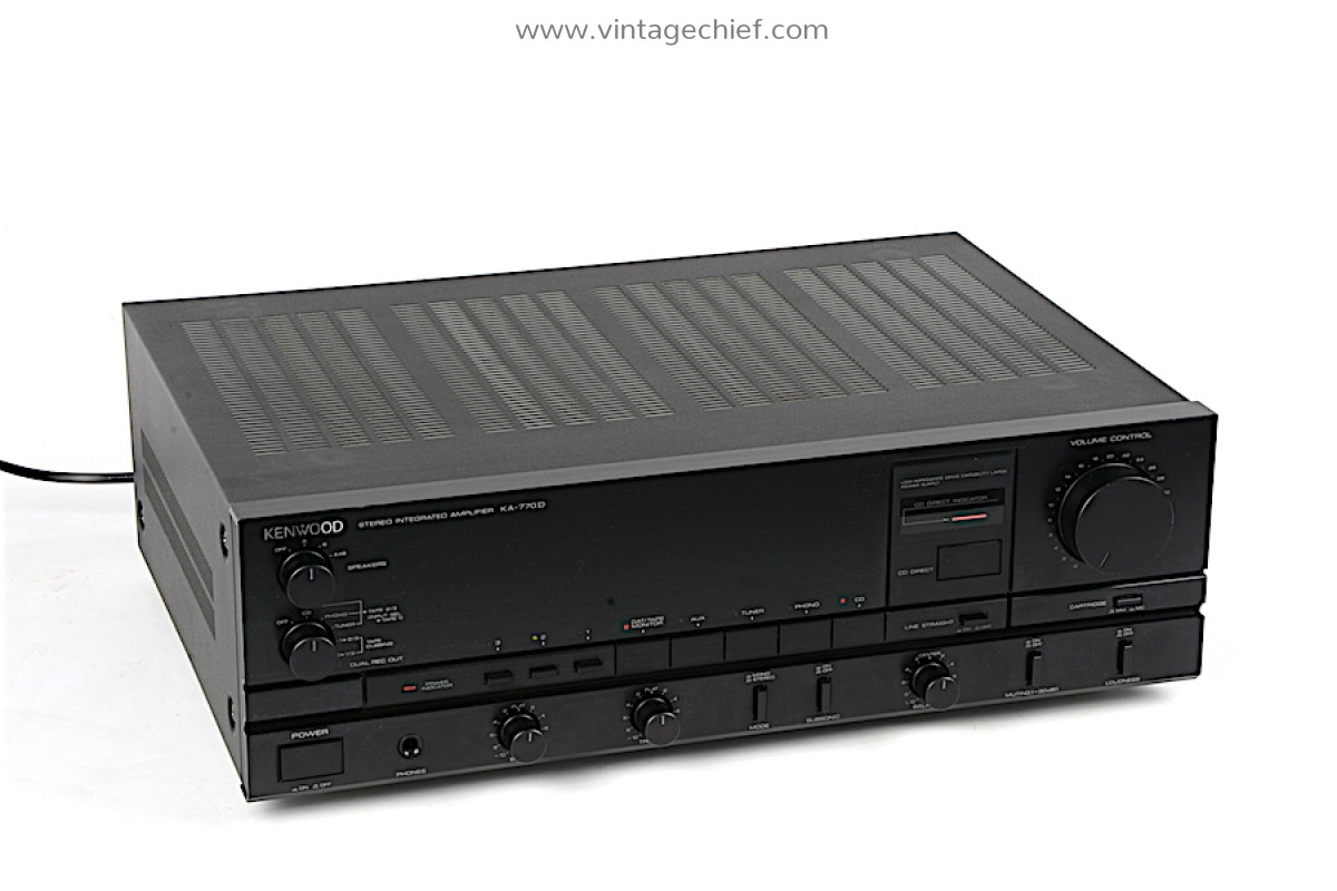 Kenwood KA-770D Amplifier | 2 x 80 Watt | Phono MM / MC | Stereo