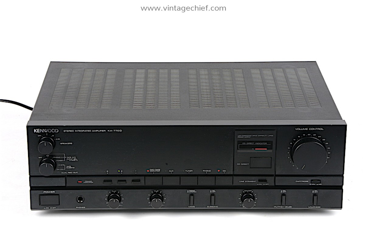 Kenwood KA-770D Amplifier | 2 x 80 Watt | Phono MM / MC | Stereo