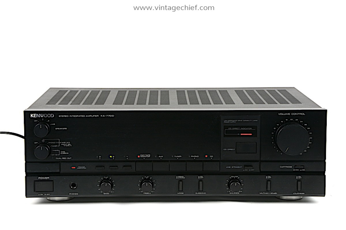 Kenwood KA-770D Amplifier | 2 x 80 Watt | Phono MM / MC | Stereo