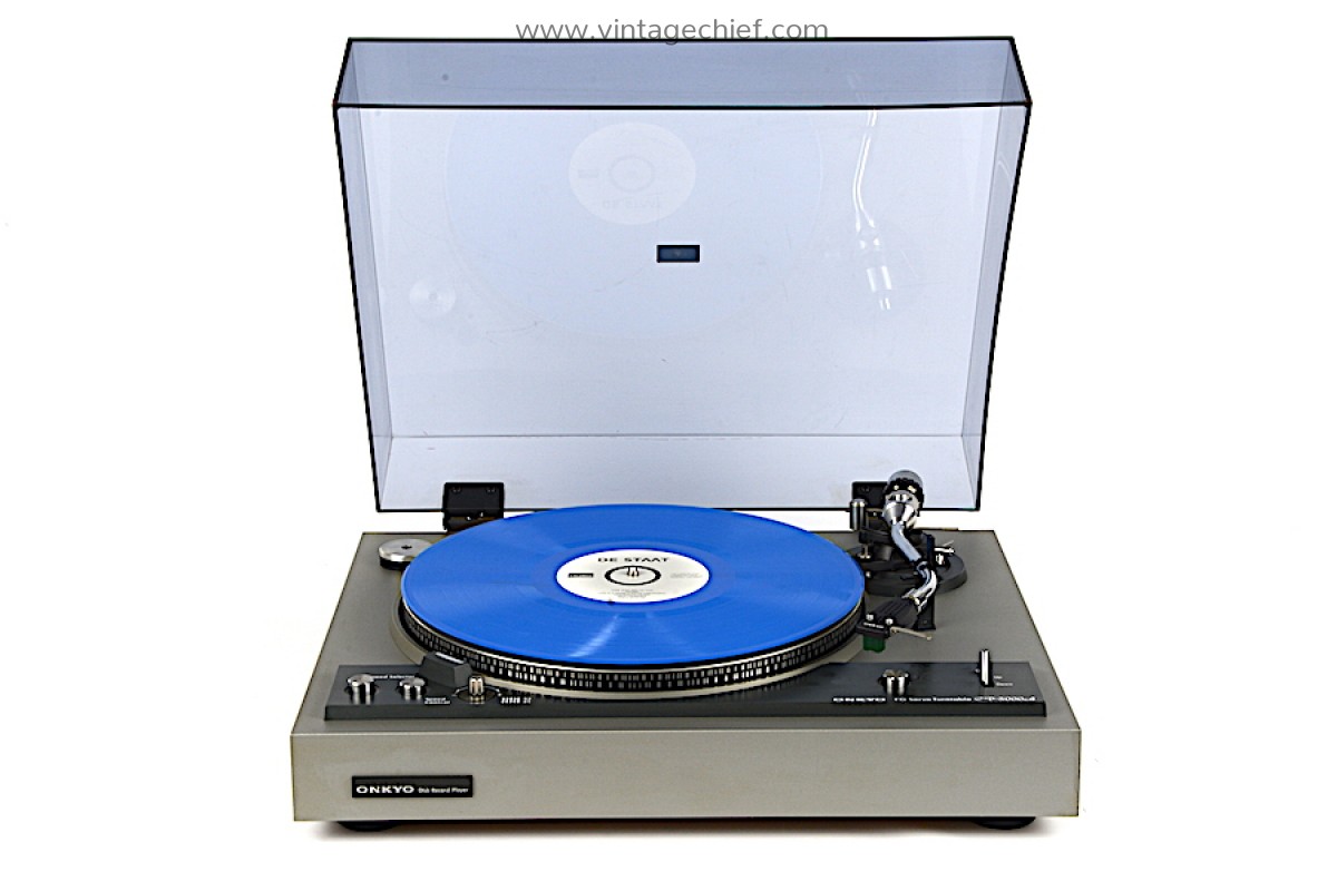ONKYO ターンテーブル CP-5000ｃ Onkyo CP-5000A Turntable (1977) - function demo - YouTube