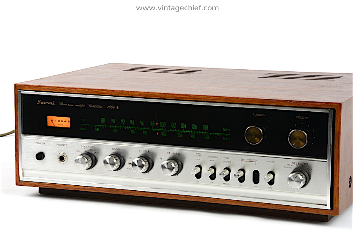 お歳暮 人気 オシャレ Case Wooden | State Solid | Receiver 1000X Sansui | Out Pre テレビ