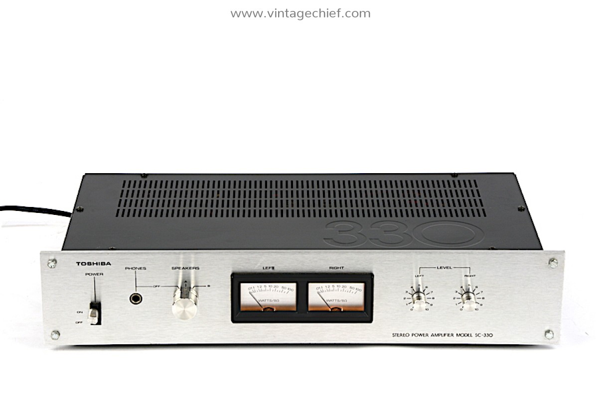 昭和レトロ　TOSHIBA　HiFi STEREO AMPLIFER Vintage Toshiba SB-445 Stereo Amplifier Hi-Fi Separates