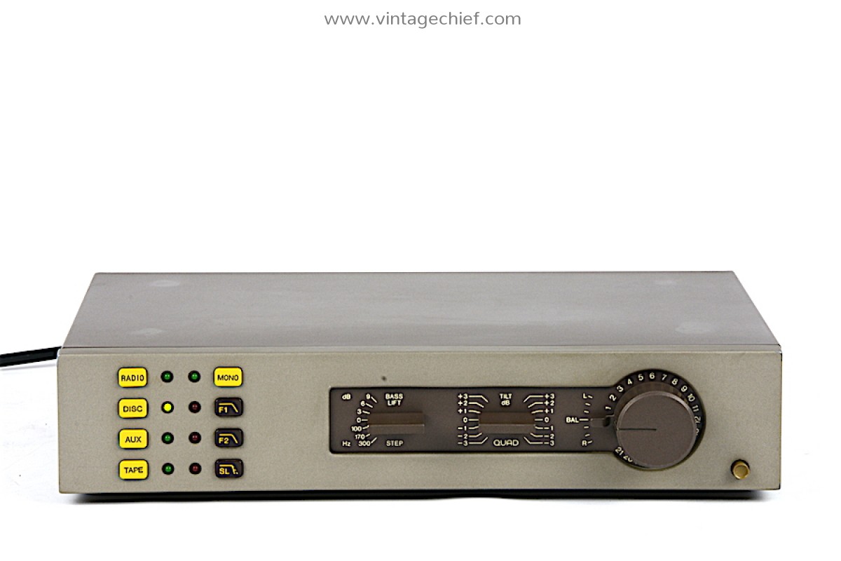 QUAD Pre66 プリアンプ High End Quad 34 Preamplifier + MC Phono Module + Manual | Vintage