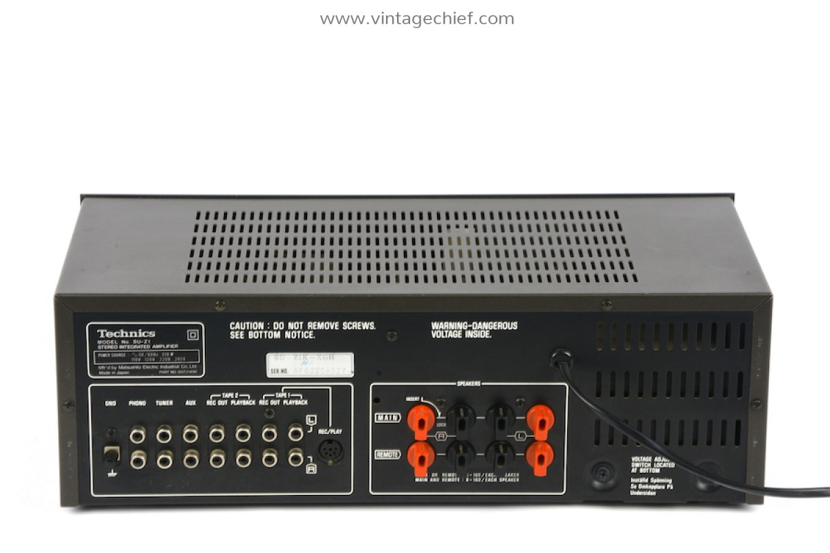 Technics SU-Z1 Amplifier | VU Meters | Serviced | Phono | Vintage