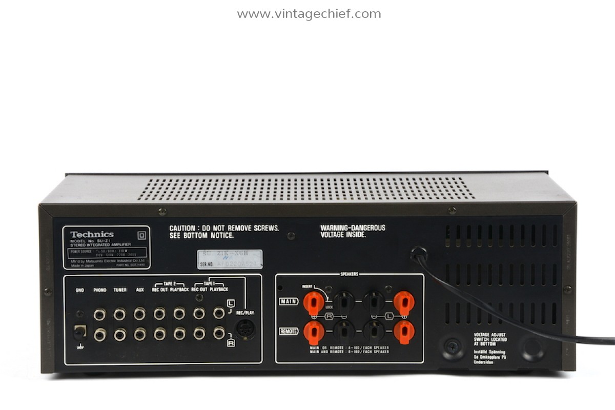 Technics SU-Z1 Amplifier | VU Meters | Serviced | Phono | Vintage