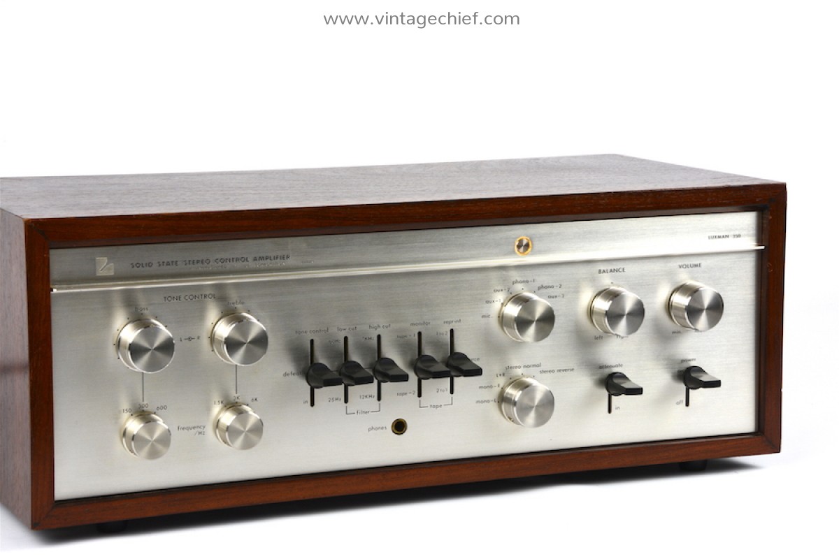 High End Luxman CL-350 Preamplifier + Manual | Wooden Case