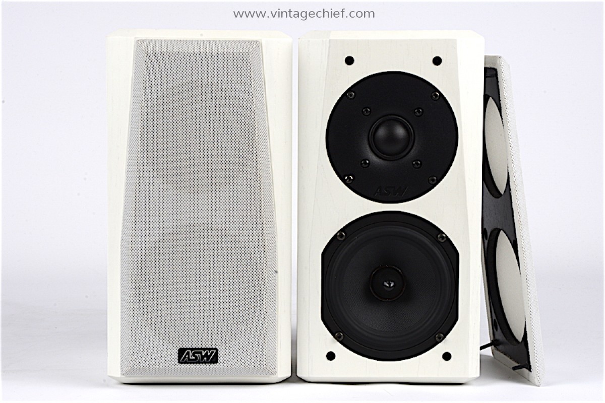 ASW Opus M/06 Speakers + Speaker Grills | White | Loudspeakers