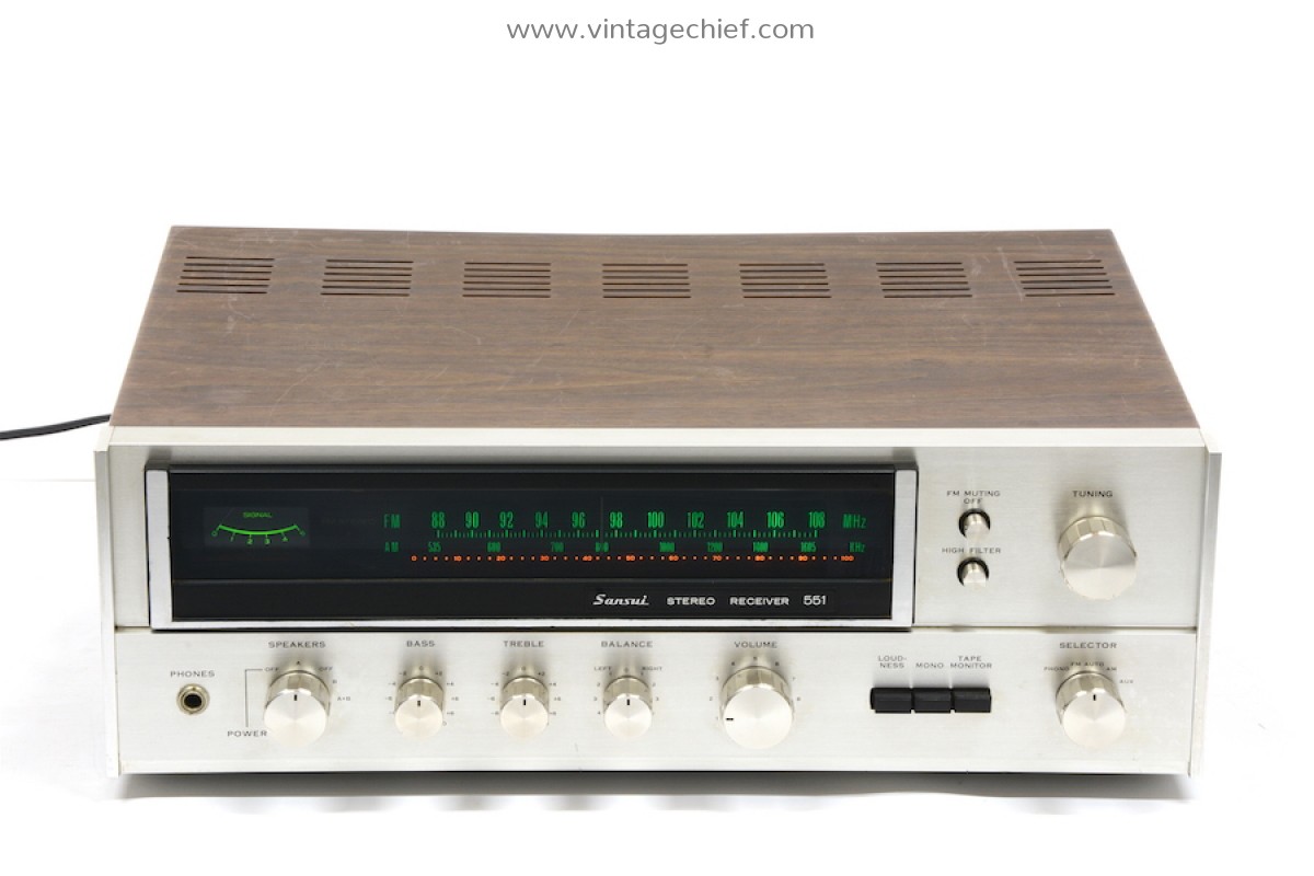 SANSUI STEREO RECEIVER ステレオレシーバー 441 Sansui 551 Receiver | Serviced | Vintage | Stereo | Phono