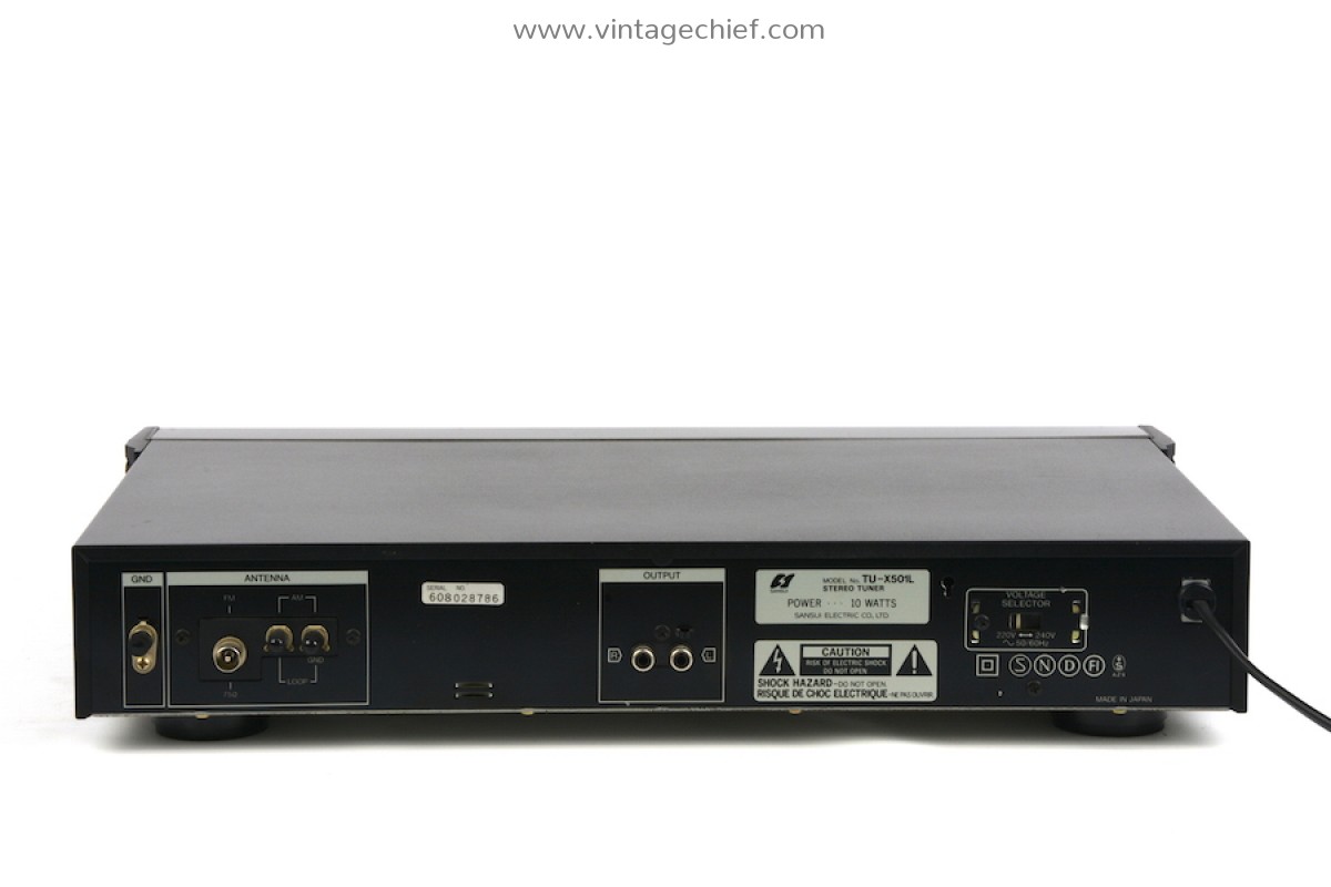 Sansui TU-X501L FM AM LW Tuner | High Gloss Black | Radio | Vintage