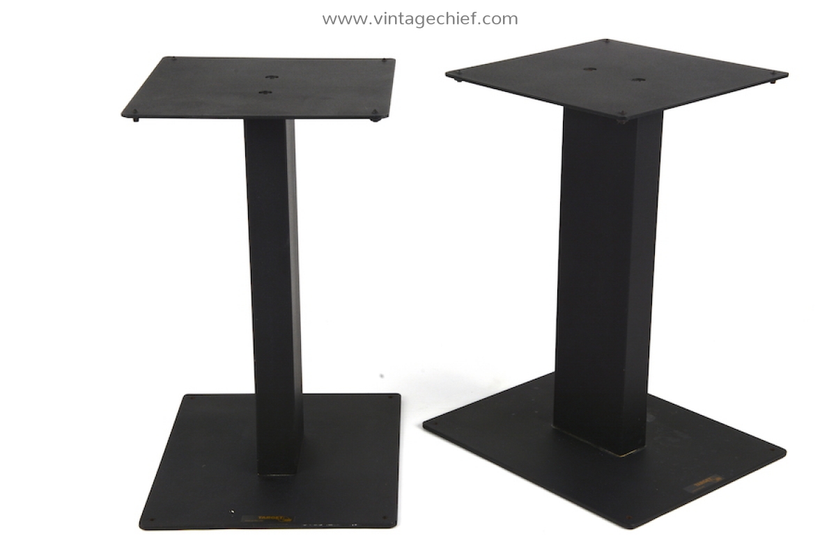 Target Speaker Stands Target Loudspeaker Stands Steel Spikes Black