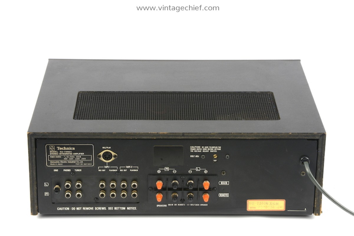 Technics SU-7300K Stereo Amplifier | VU Meters | Phono | Vintage