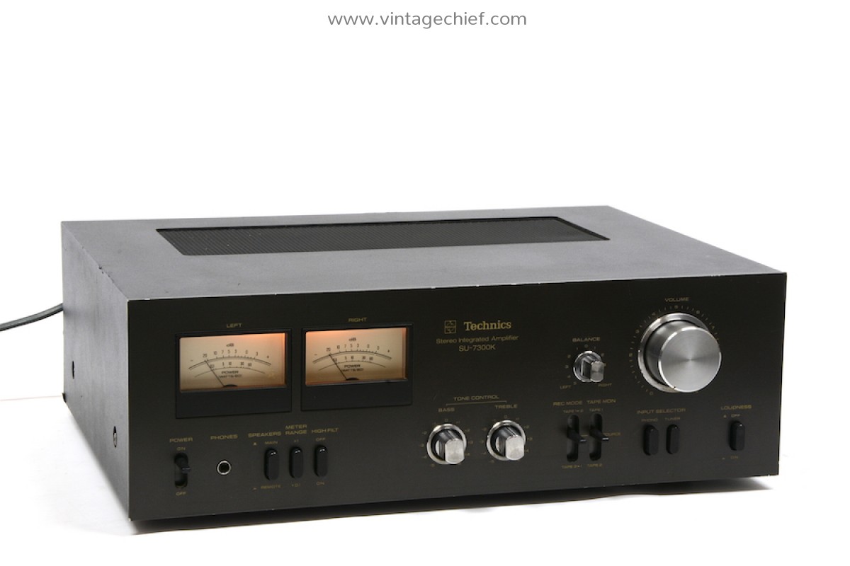 Technics SU-7300K Stereo Amplifier | VU Meters | Phono | Vintage