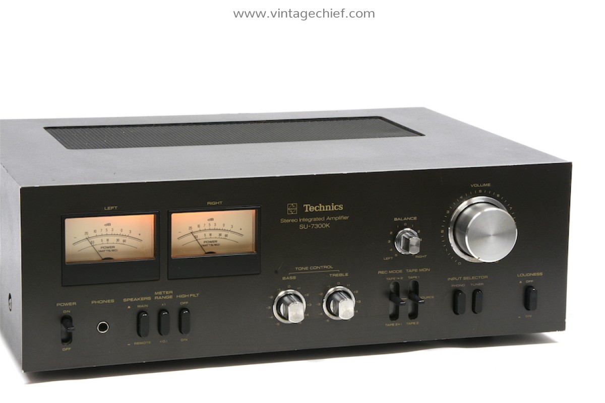Technics SU-7300K Stereo Amplifier | VU Meters | Phono | Vintage