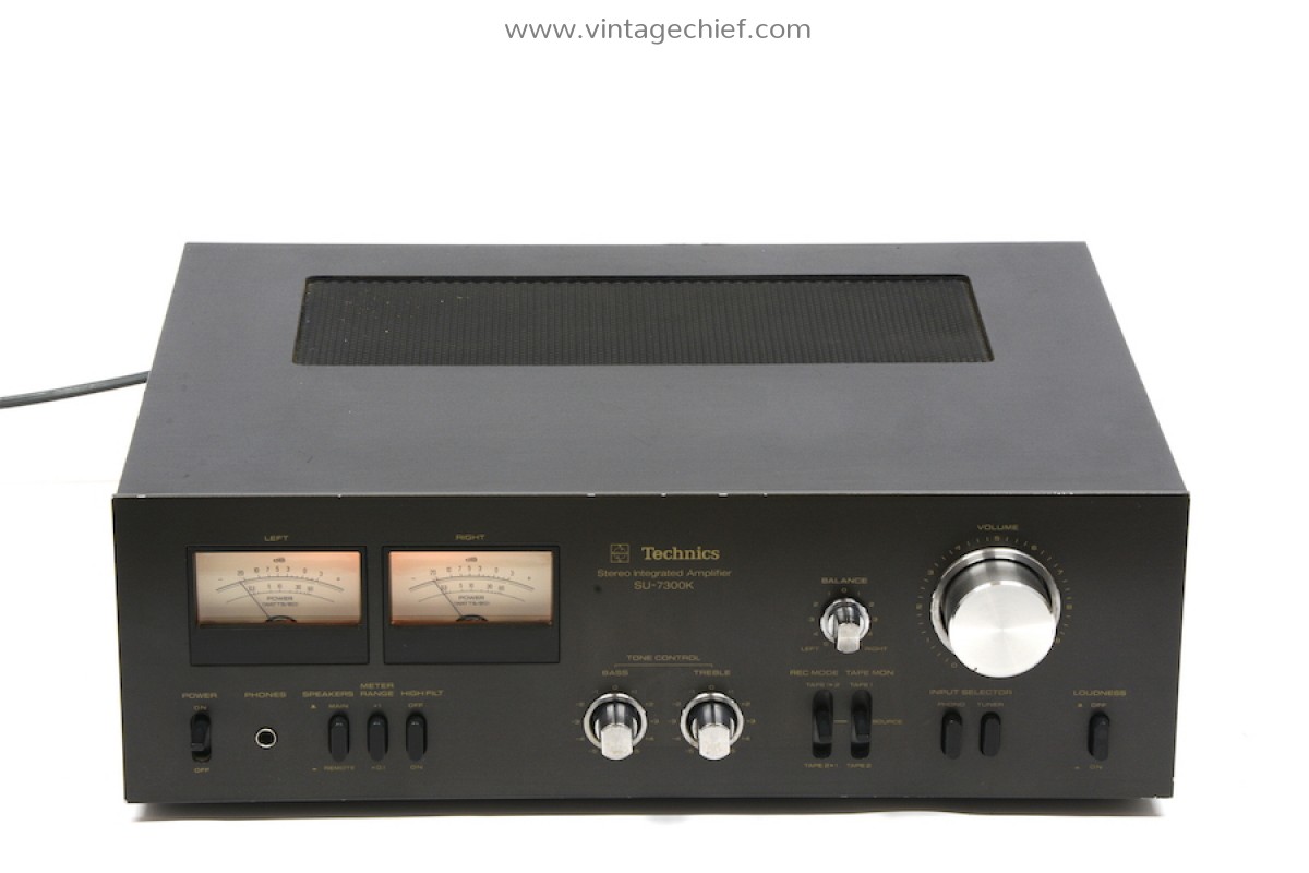 Technics SU-7300K Stereo Amplifier | VU Meters | Phono | Vintage