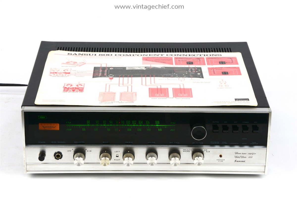 Serviced Sansui Solid State 800 Receiver | Vintage | Stereo