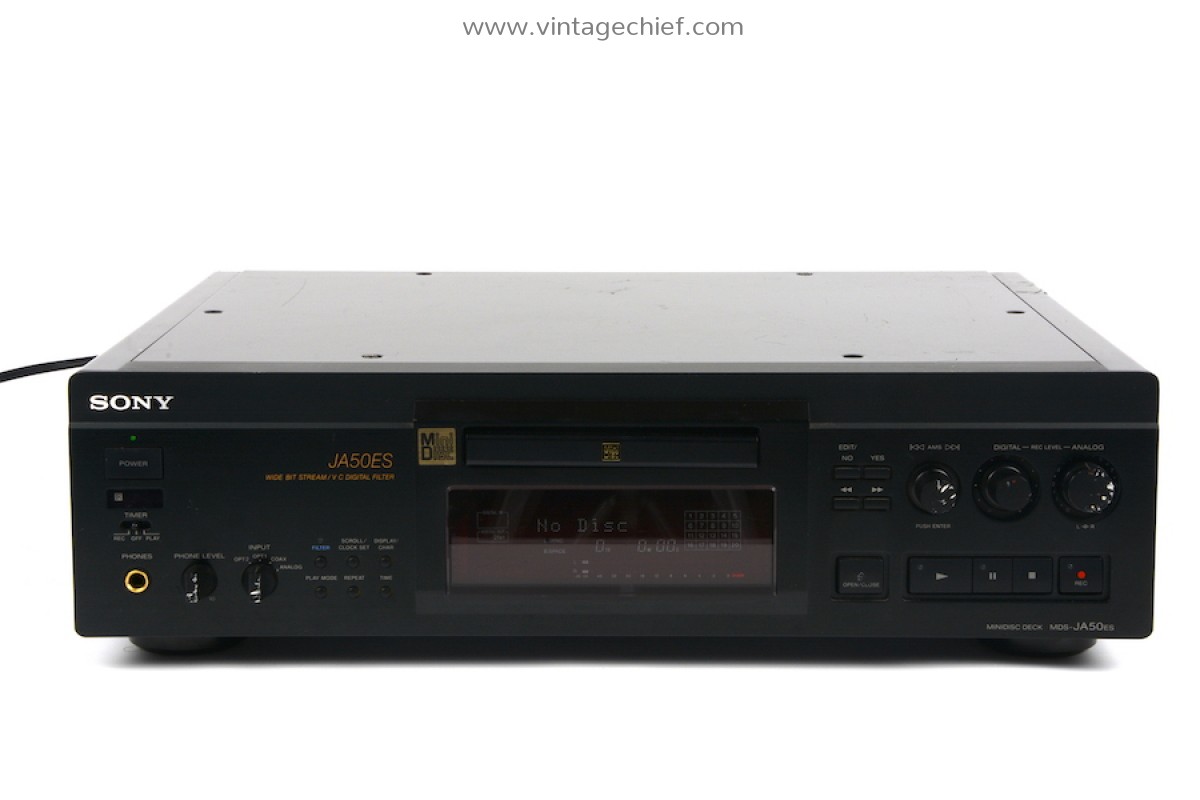 Sony MDS-JA50ES MiniDisc Recorder | Sony ES | Defective