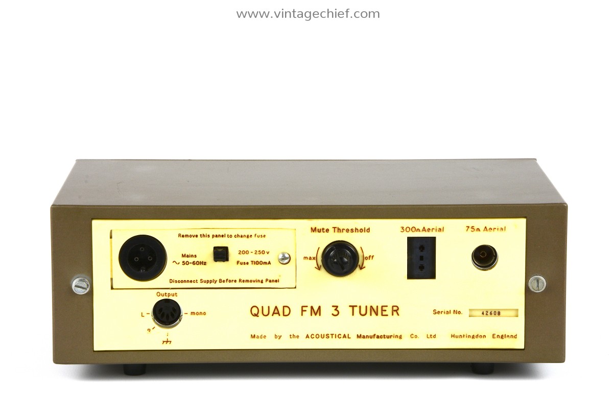 Quad FM3 FM Tuner | Serviced | Radio | Vintage | Stereo