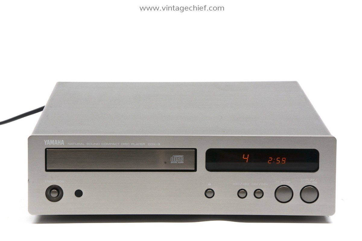 Teken een foto toevoegen aan informeel Yamaha CDX-9 CD Player | Titanium | Compact