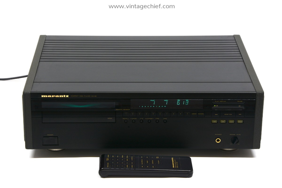 High End Marantz CD-80 CD Player + ZAMAC Side Panels + Remote