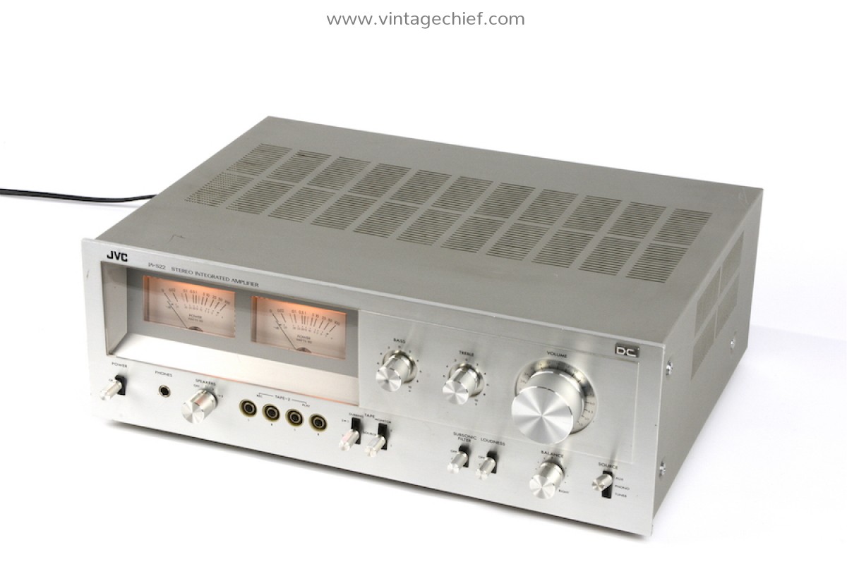 JVC JA S22 Amplifier VU Meters 2 x 40 Watt Phono Vintage Stereo