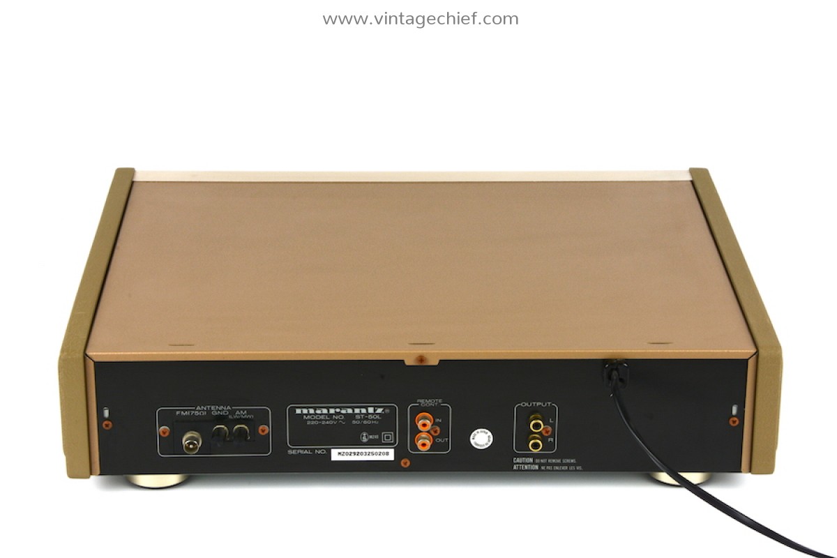 Champagne Gold Marantz ST-50L FM AM Stereo Tuner + ZAMAC