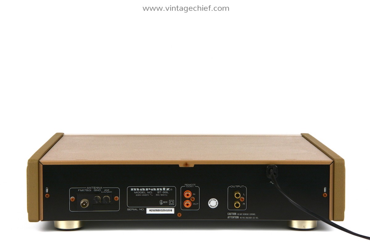 Champagne Gold Marantz ST-50L FM AM Stereo Tuner + ZAMAC