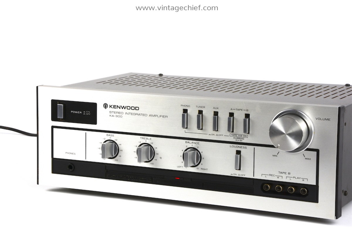Amplificateur Intégré Kenwood KA-300 – Vintage – Récapé – Occasion