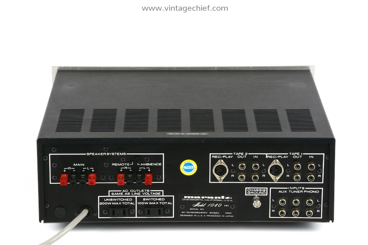 マランツ　Marantz Model 1040プリメインアンプ Yahoo!オークション - marantz マランツ プリメインアンプ Model