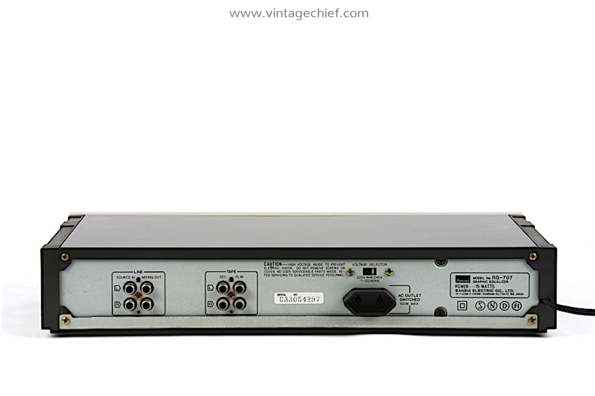 Equaliseur stereo sansui rg-7x consolette, 2 x 5 bandes + e à Sarcelles